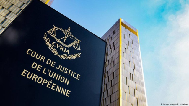 European Court of Justice (ECJ) in Luxembourg Building